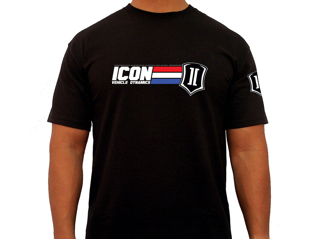 ICON GI-Logo Tee – Black, Extra Large
