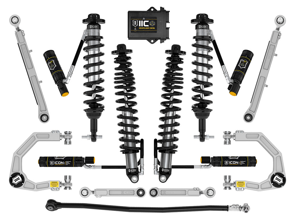 ICON 2021-2026 Ford Bronco, Sasquatch, 2-3" Lift, Stage 8 Suspension System, Billet