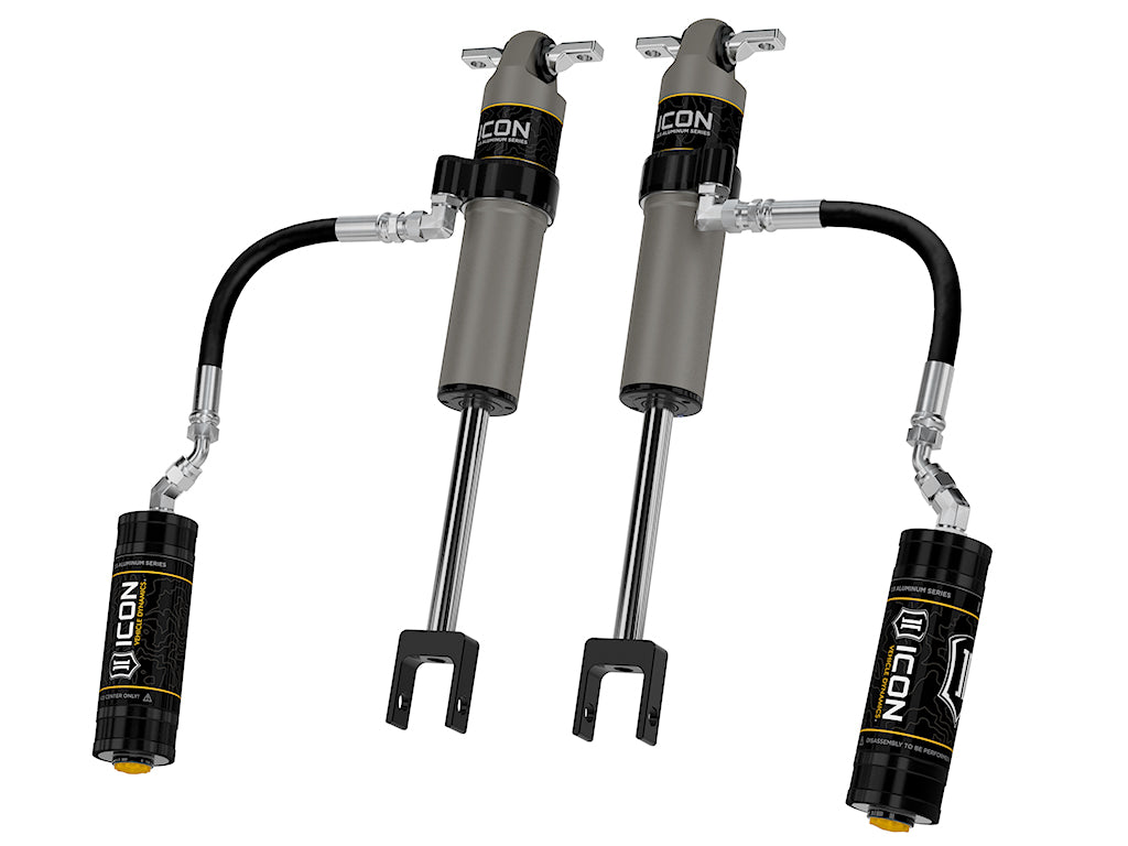 ICON 2011-2026 Chevrolet Silverado/GMC Sierra 2500/3500 HD, 0-3.5” Lift, Front, V.S. 2.5 Aluminum Series Shock Absorbers, Remote Reservoir, Pair