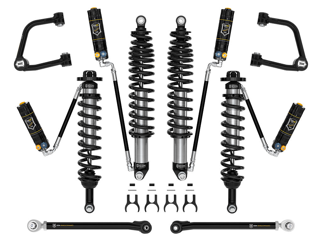 ICON 2021-2026 Ford Bronco, Sasquatch, 2-3" Lift, Stage 6 Suspension System, CDXS, Tubular