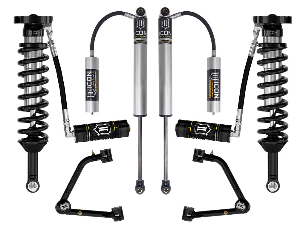 ICON 2023-2026 Chevrolet Colorado WT, LT, & Z71, 1.75-2.5" Lift, Stage 3 Suspension System, Tubular