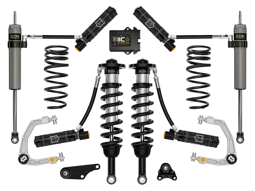 ICON 2024-2025 Toyota Tacoma 1.25-3" Lift, Stage 6 Suspension System, Billet, Overland Rear Springs