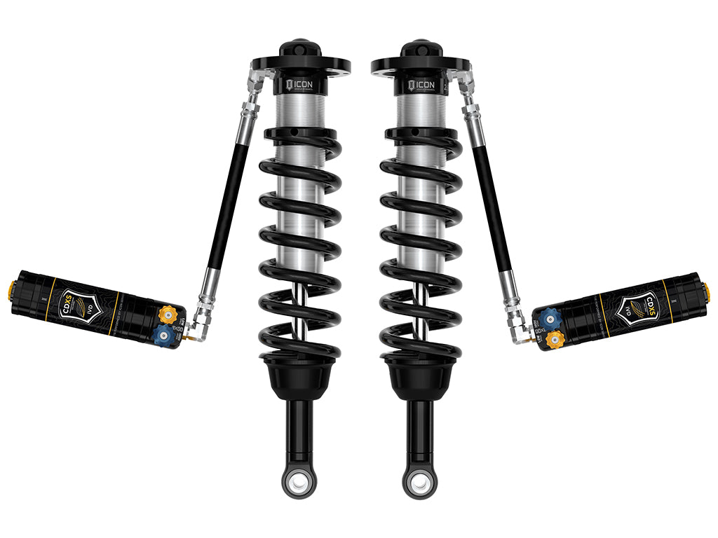 ICON 2024-2026 Lexus GX550, 1.25-3" Lift, Front, V.S. 2.5 Series Coilover Kit, Remote Reservoir w/ CDXS, Pair