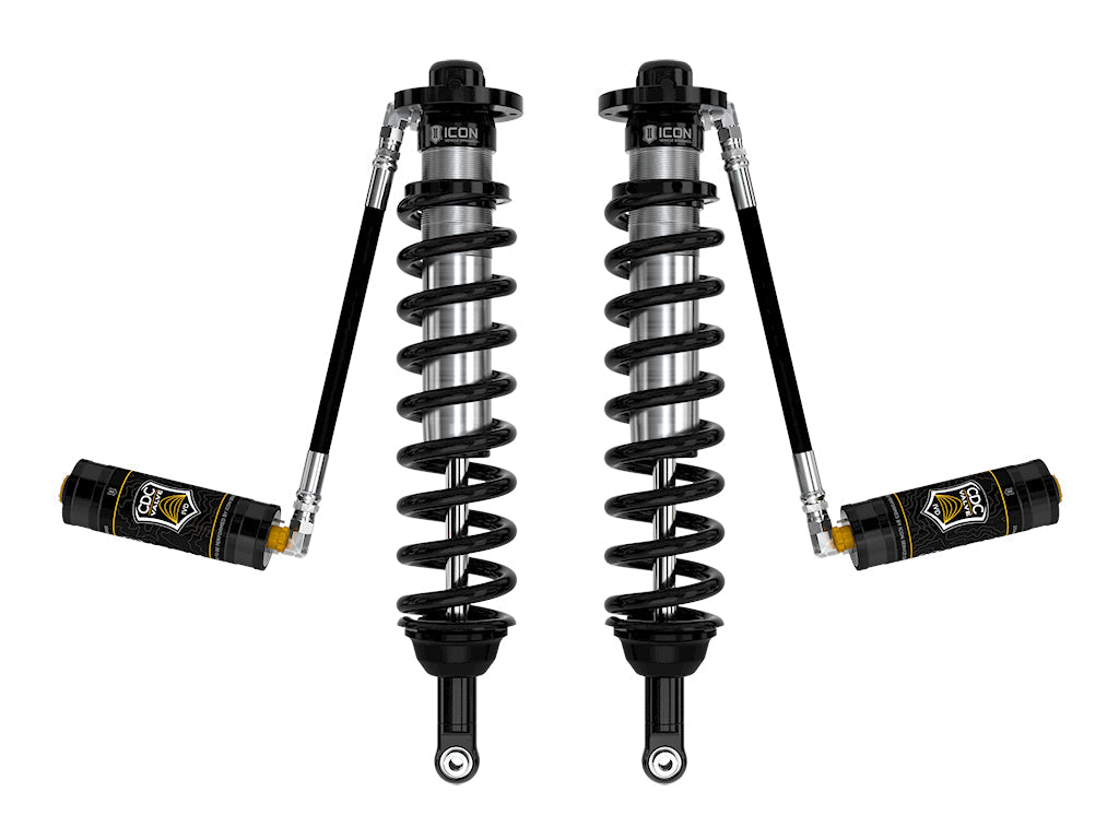 ICON 2005-2023 Toyota Tacoma/2003-2024 Toyota 4Runner/2007-2014 Toyota FJ Cruiser, Front, V.S. 2.5 Series Coilover Kit, Long Travel, Remote Reservoir w/ CDCV, Pair