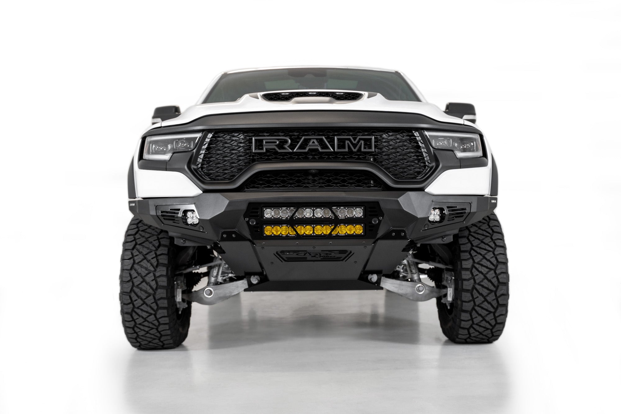 2021-2024 RAM 1500 TRX Bomber Front Bumper (20 Inch Lights)
