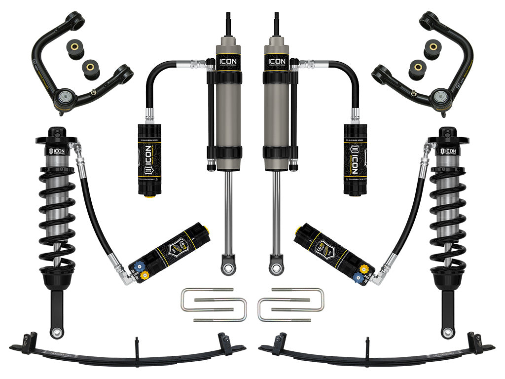 ICON 2005-2015 Toyota Tacoma 0-3.5" Lift/2016-2023 Tacoma 0-2.75" Lift, Stage 7 Suspension System, Tubular, CDCV