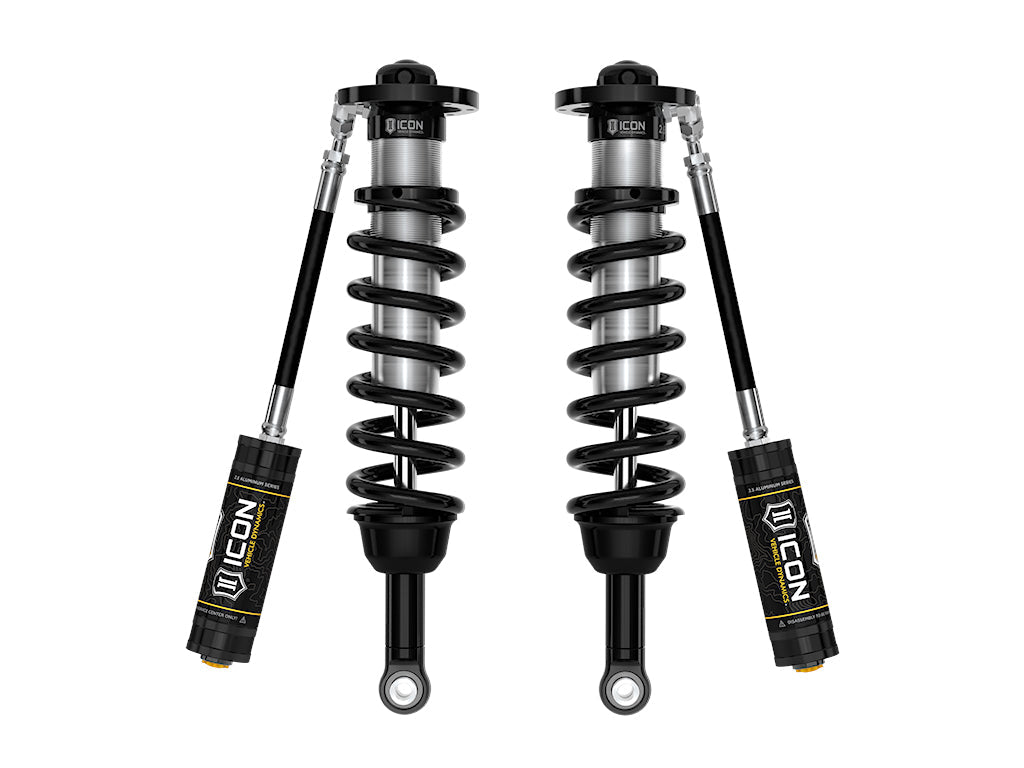 ICON 2022-2025 Toyota Tundra 1.25-3.5" Lift/2023-2025 Sequoia 3-4.5" Lift, Front, V.S. 2.5 Series Coilover Kit, Remote Reservoir, Pair