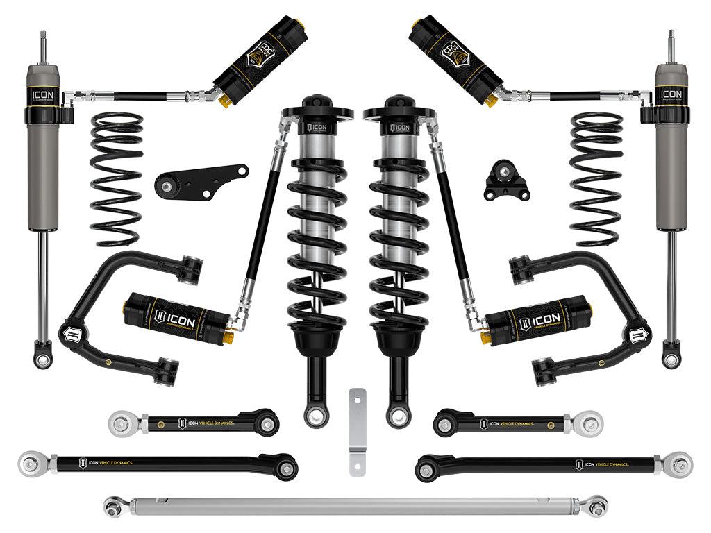 ICON 2024-2025 Toyota Land Cruiser 250 Series, 1.25-3" Lift, Stage 9 Suspension System, CDCV, Tubular