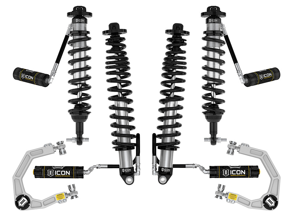 ICON 2021-2026 Ford Bronco, Non-Sasquatch, 3-4" Lift, Stage 4 Suspension System, Billet