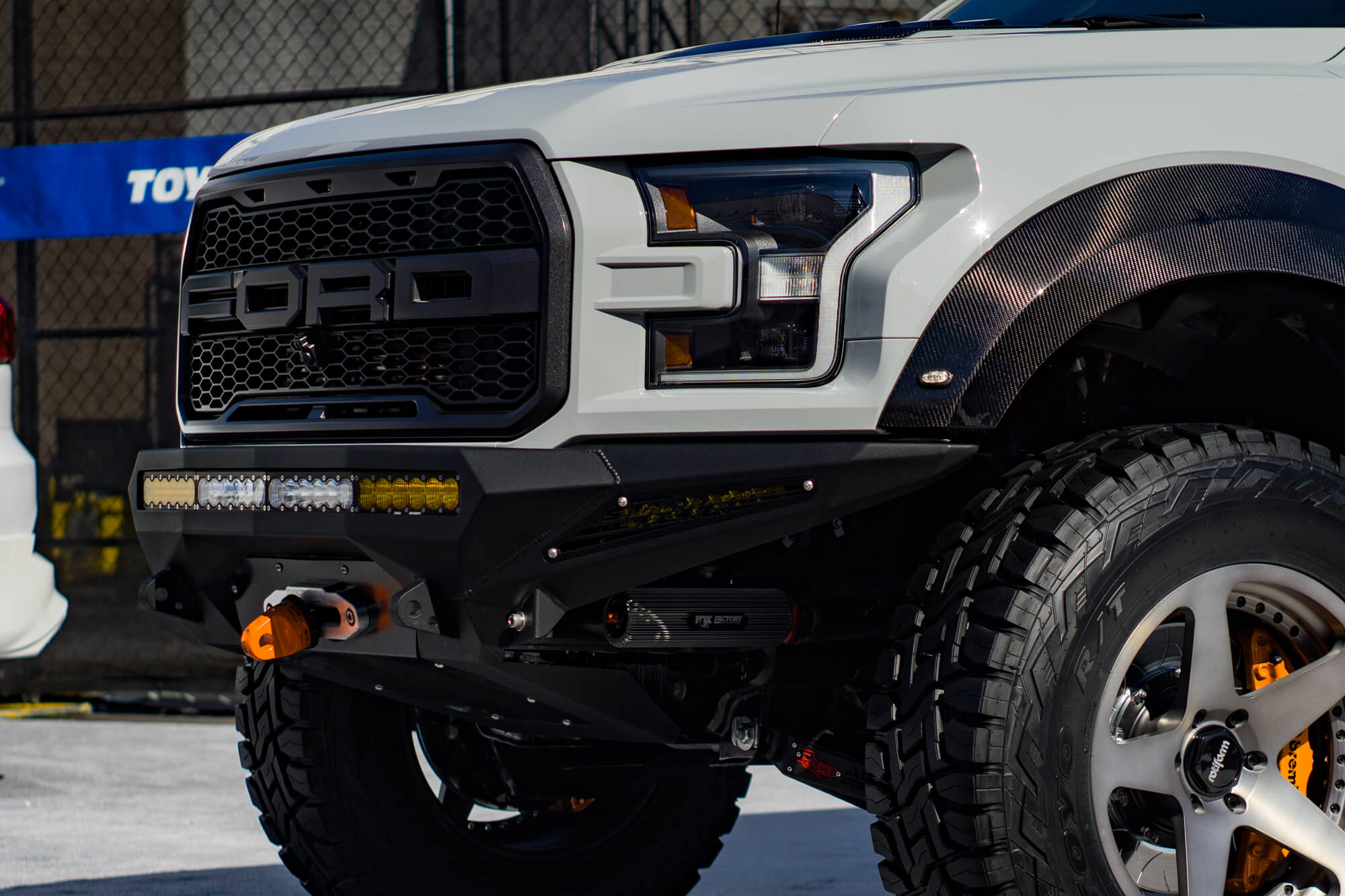 2017-2020 Ford Raptor Stealth Fighter Winch Front Bumper