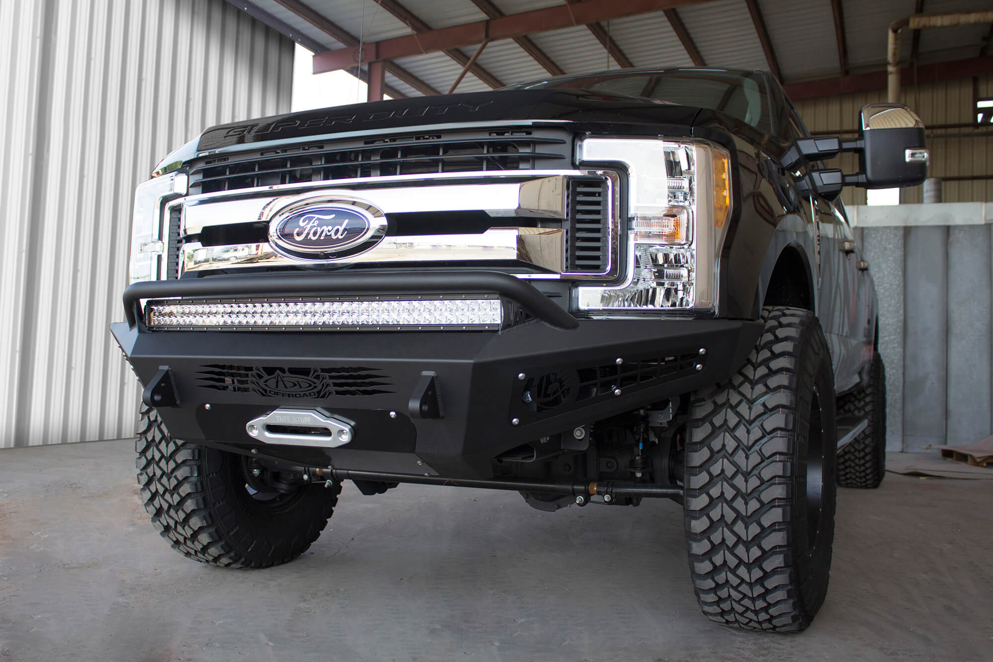 2017-2022 Ford Super Duty HoneyBadger Winch Front Bumper