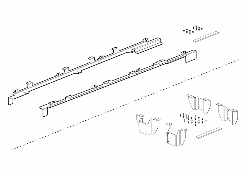 RealTruck FlushFit TS Mounting Bracket Replacement - 2020-2026 Jeep Gladiator