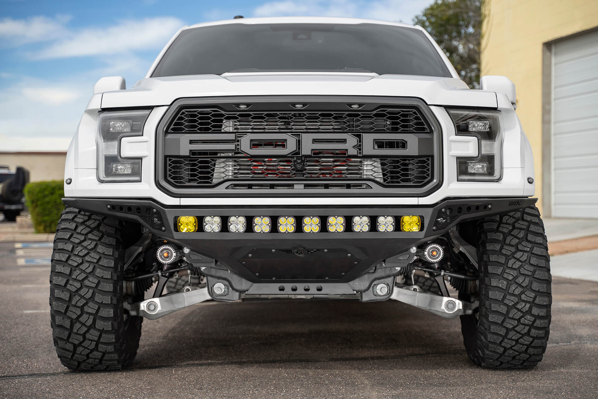 2017-2020 Ford Raptor Rock Fighter Frame Cut Front Bumper | Heritage