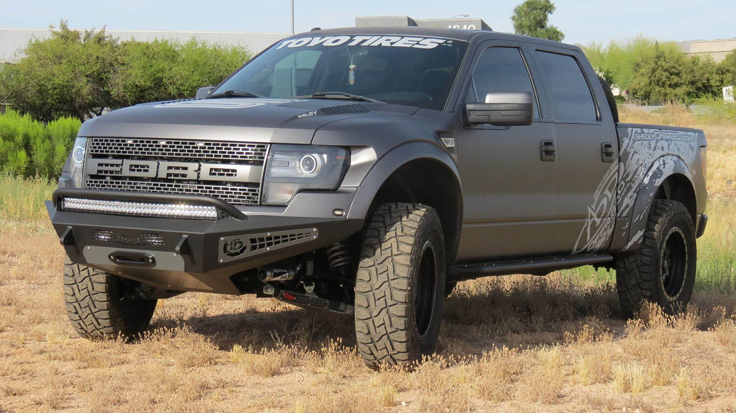 2010-2014 Ford Raptor HoneyBadger Winch Front Bumper | Heritage