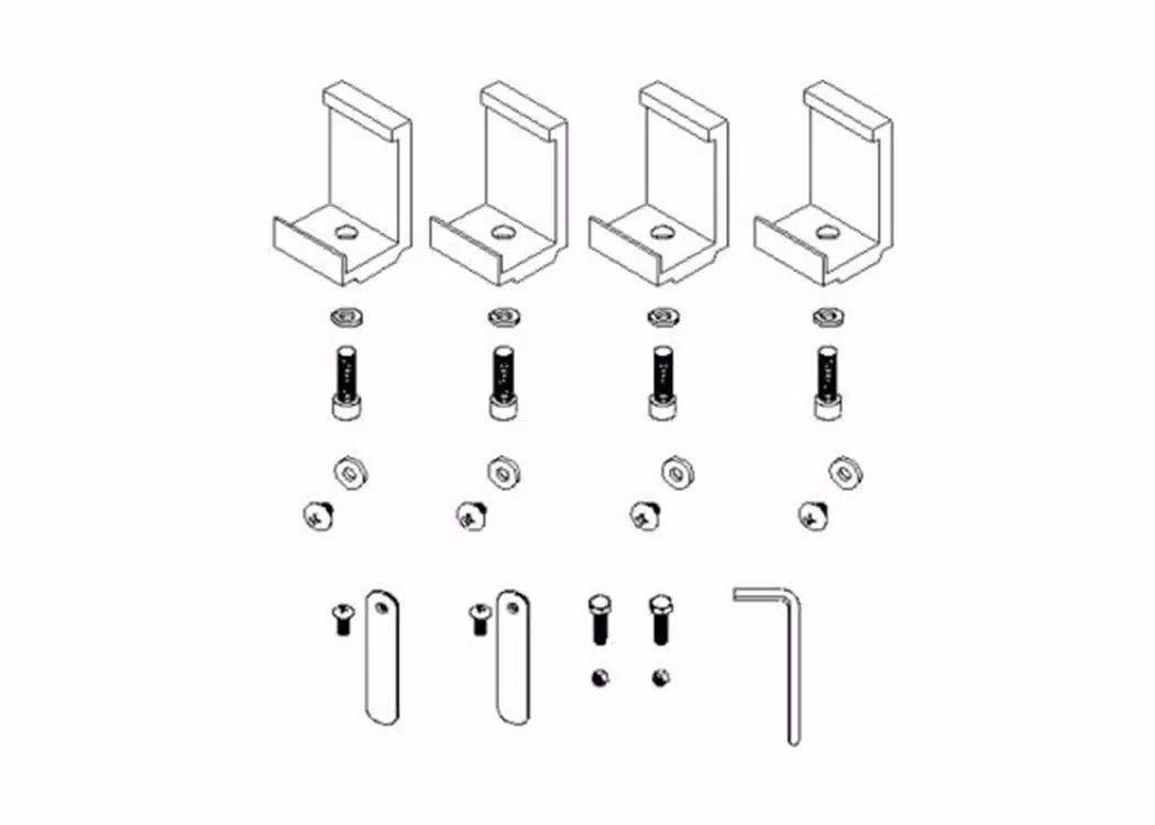 Roll-N-Lock Replacement Hardware Bag - M-Series - 2017-2025 Honda Ridgeline