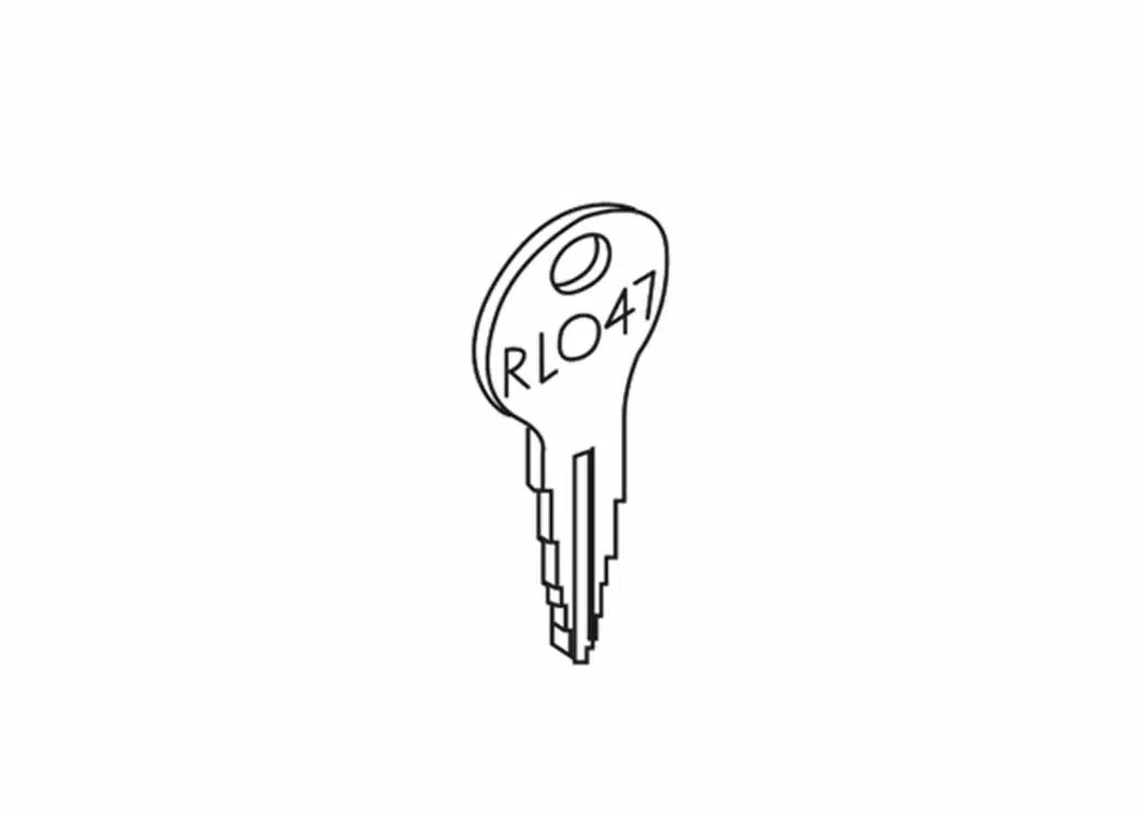 Roll-N-Lock Replacement Key - RL032