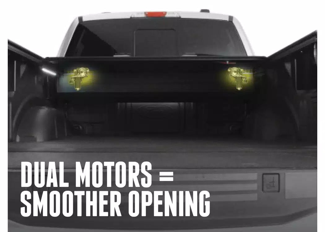 RealTruck FlushFit TS Electric Retractable Tonneau Cover w/ T-Slot Rails - 2022-2026 Toyota Tundra — view 6