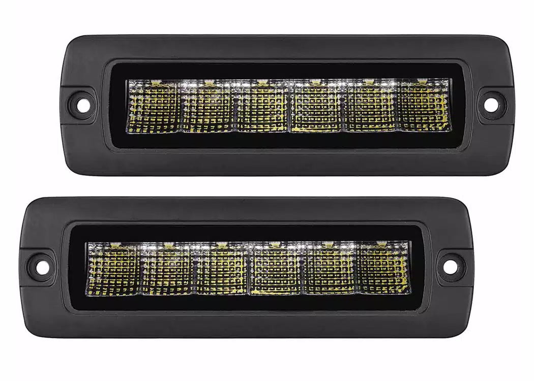 RealTruck Xplor Blackout Series Flush Mount Sixline Flood Lights