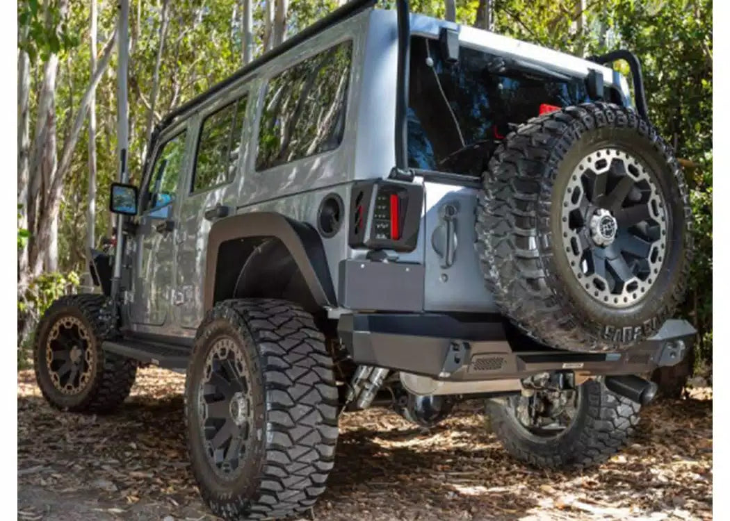 Go Rhino Trailline 3" Wide Steel Rear Fenders - 2007-2018 Jeep Wrangler JK