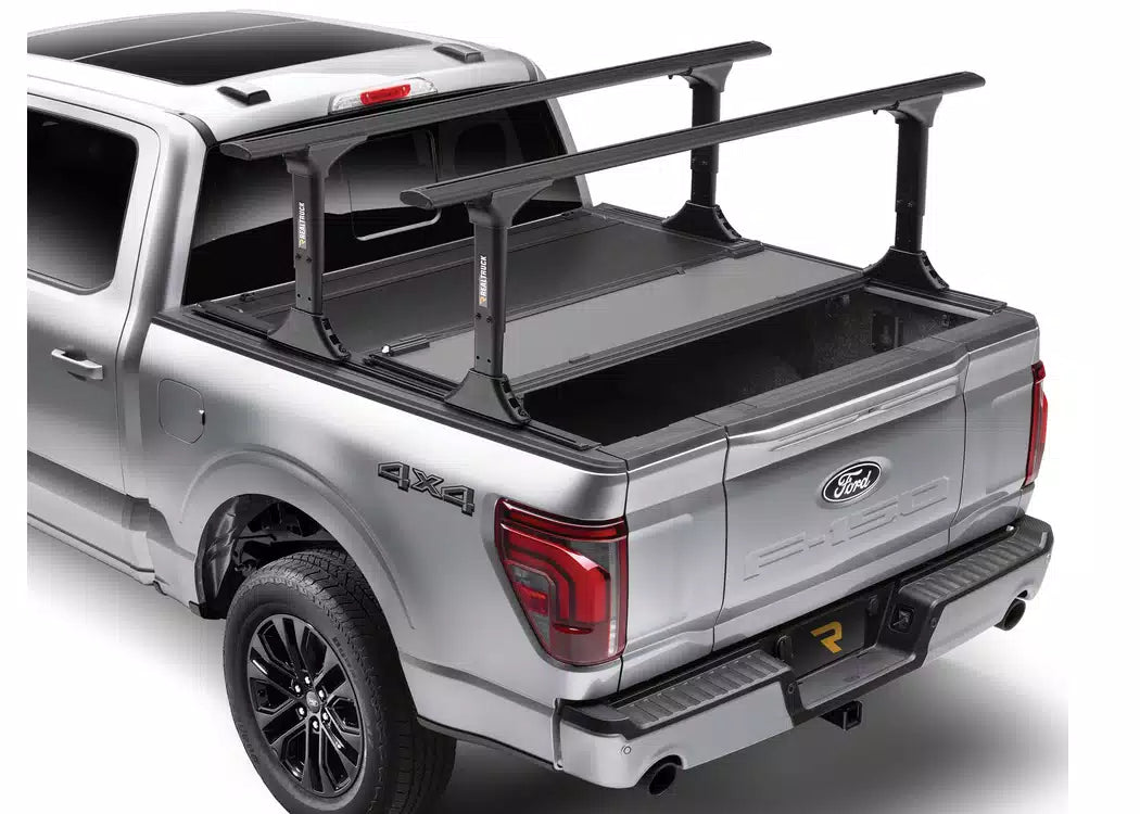 RealTruck BAKFlip MX4 TS (GEN 3) Hard Folding Tonneau Cover w/ T-Slot Rails - 2020-2026 Jeep Gladiator