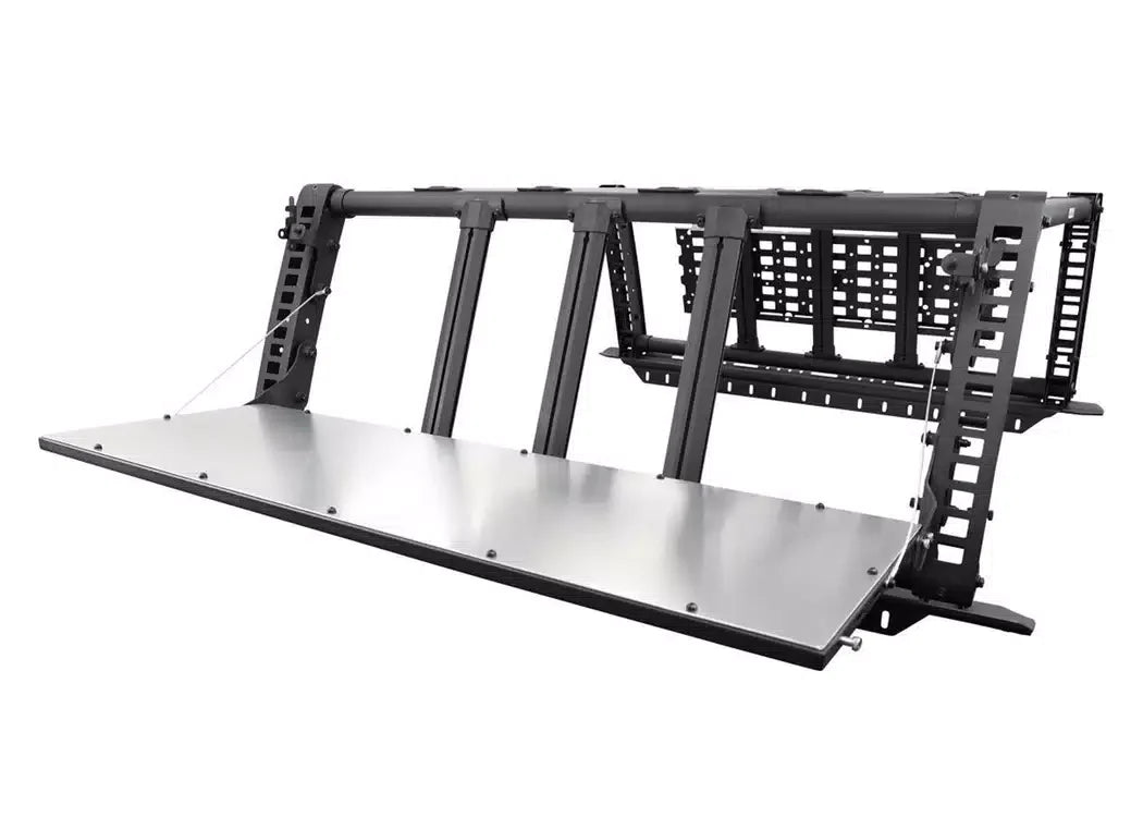 RealTruck Go Rhino XRS Accessory Gear Table - 2005-2026 Jeep Gladiator, Nissan Frontier — view 3