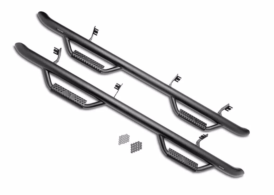 N-Fab Black Cab Length Nerf Bars - 2005-2021 Nissan Frontier