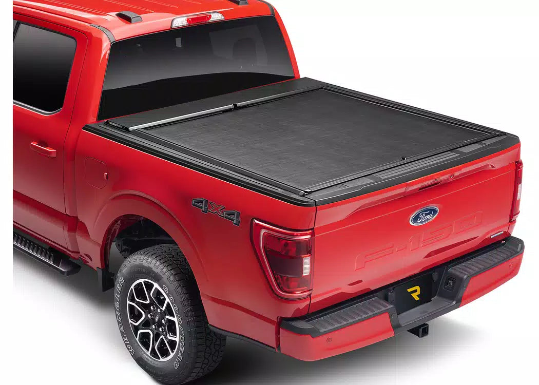 RealTruck Roll-N-Lock M-Series XT Manual Retractable Tonneau Cover w/ T-Slot Rails - 2020-2026 Jeep Gladiator