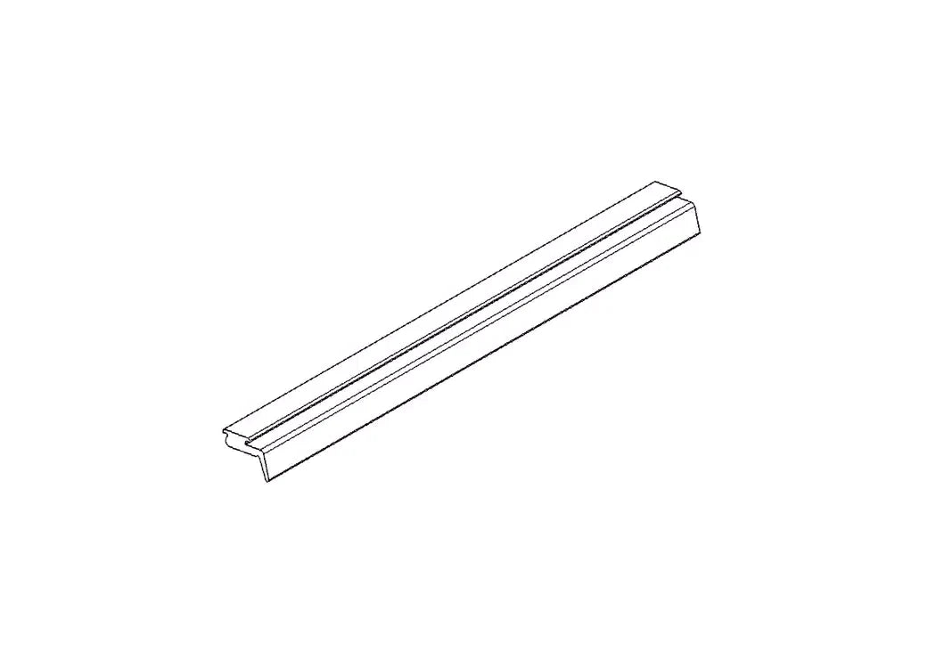 Roll-N-Lock Replacement Handle Flange Gasket - Short Fin