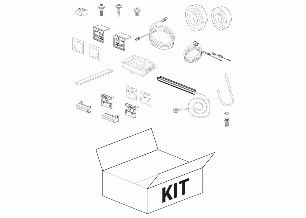 RealTruck FlushFit TS Electric Replacement Installation Kit - 2024-2026 Toyota Tacoma