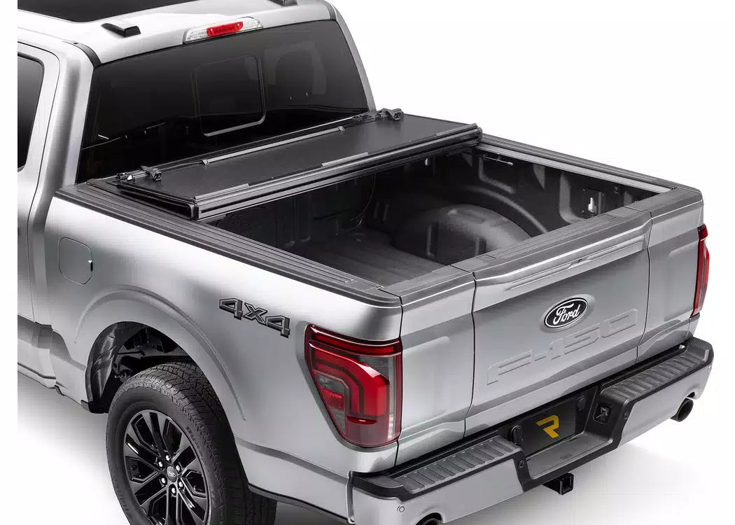 RealTruck BakFlip F1 Hard Folding Tonneau Cover - 2019-2026 GMC Sierra 1500, Chevrolet Silverado 1500 — view 4
