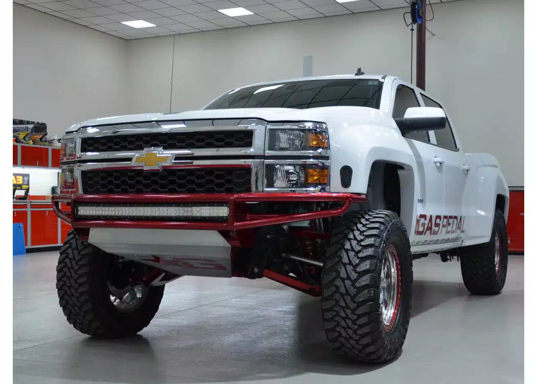 N-Fab M-RDS Gloss Black PreRunner Front Bumper - 2014-2021 Toyota Tundra — view 2