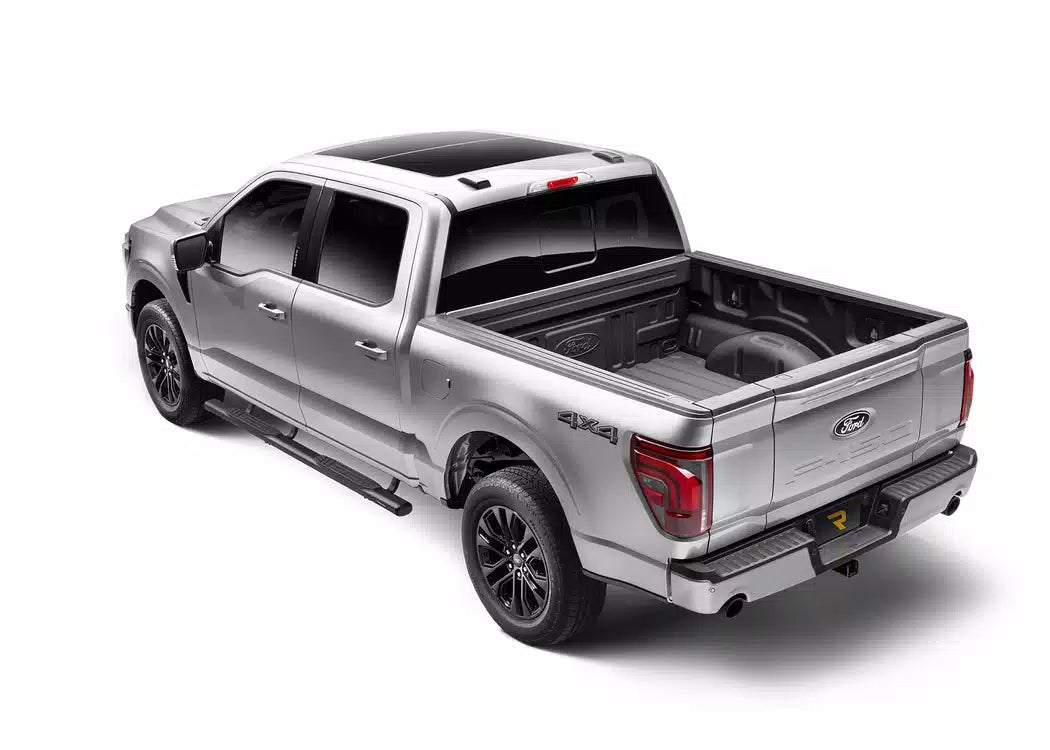 Go Rhino 4" 1000 Series Black Nerf Bars - 2004-2015 Nissan Titan — view 6