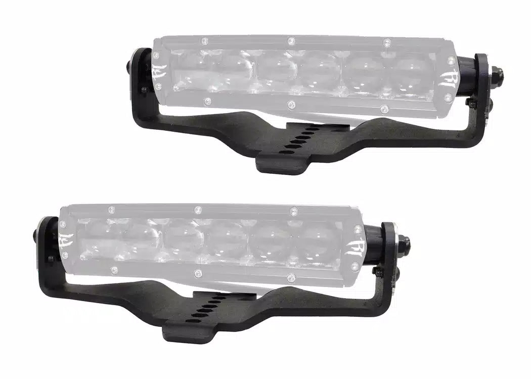 RealTruck Hood Hinge Light Mounts - 2018-2026 Jeep Wrangler JL, Jeep Gladiator — view 2