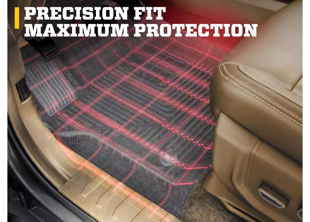 Husky Liners WeatherBeater Second Seat Floor Liner - 1 Piece - 2022-2023 Rivian R1T — view 7