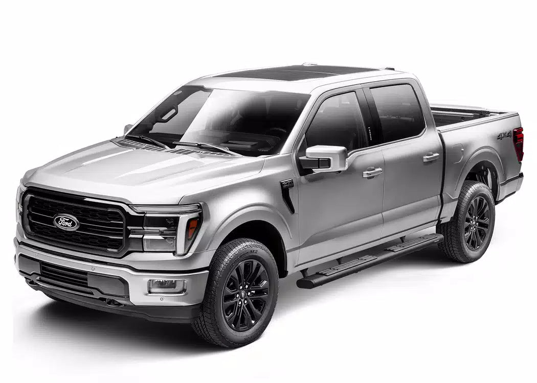Go Rhino 6" O.E. Xtreme Oval Black SideSteps - 2004-2015 Nissan Titan — view 3