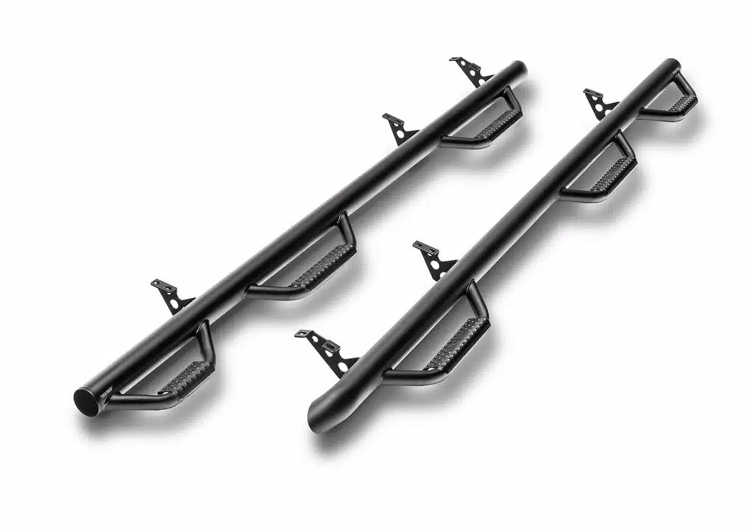N-Fab Black Wheel To Wheel Nerf Steps - 2000-2004 Hummer H1 — view 2