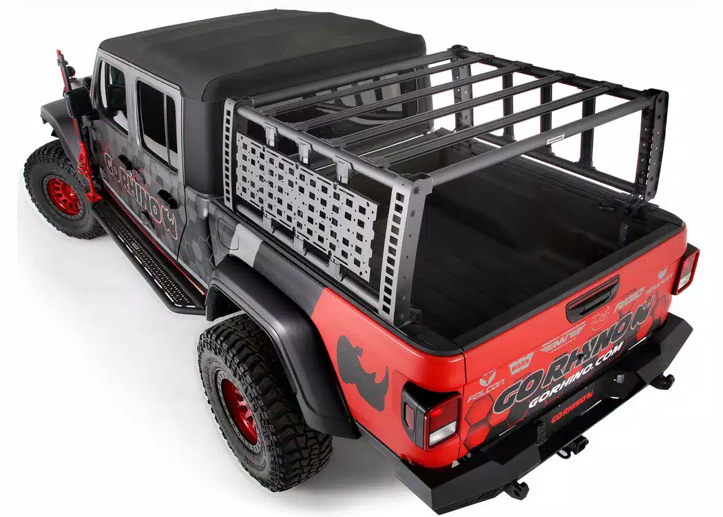 RealTruck Go Rhino XRS Overland Xtreme Bed Rack - 2005-2021 Nissan Frontier — view 2