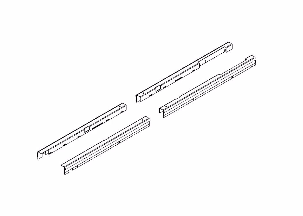 Roll-N-Lock Replacement Mounting Flanges - 2020-2026 Jeep Gladiator — view 2