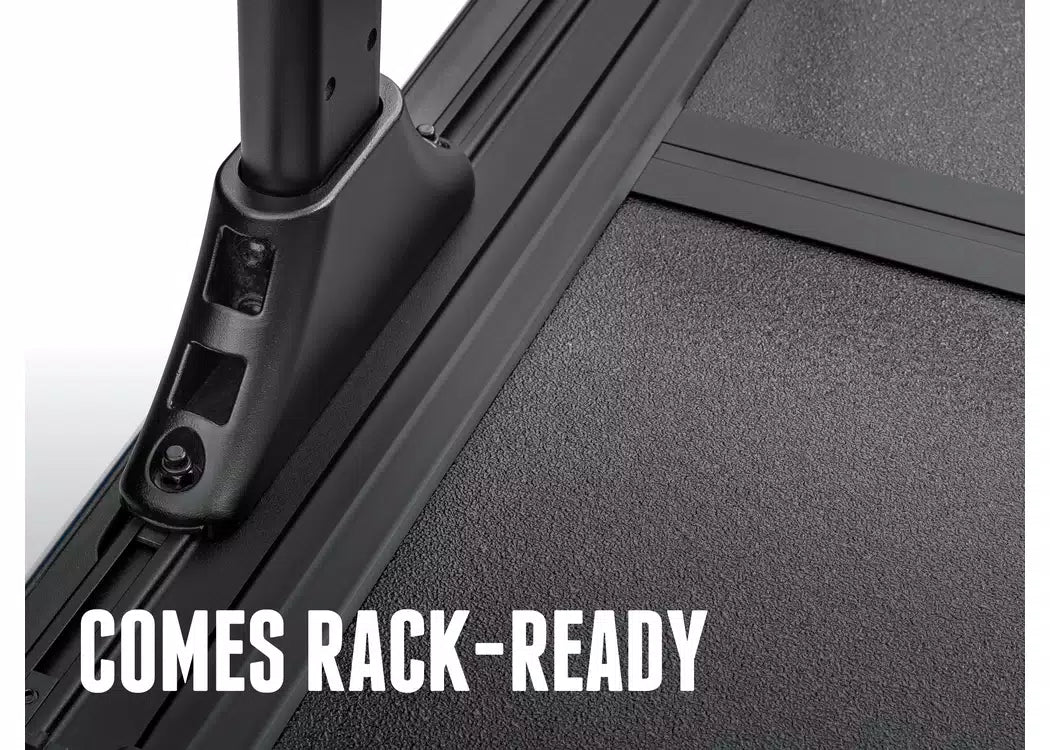 RealTruck BAKFlip MX4 TS (GEN 3) Hard Folding Tonneau Cover w/ T-Slot Rails - 2017-2026 Honda Ridgeline — view 4