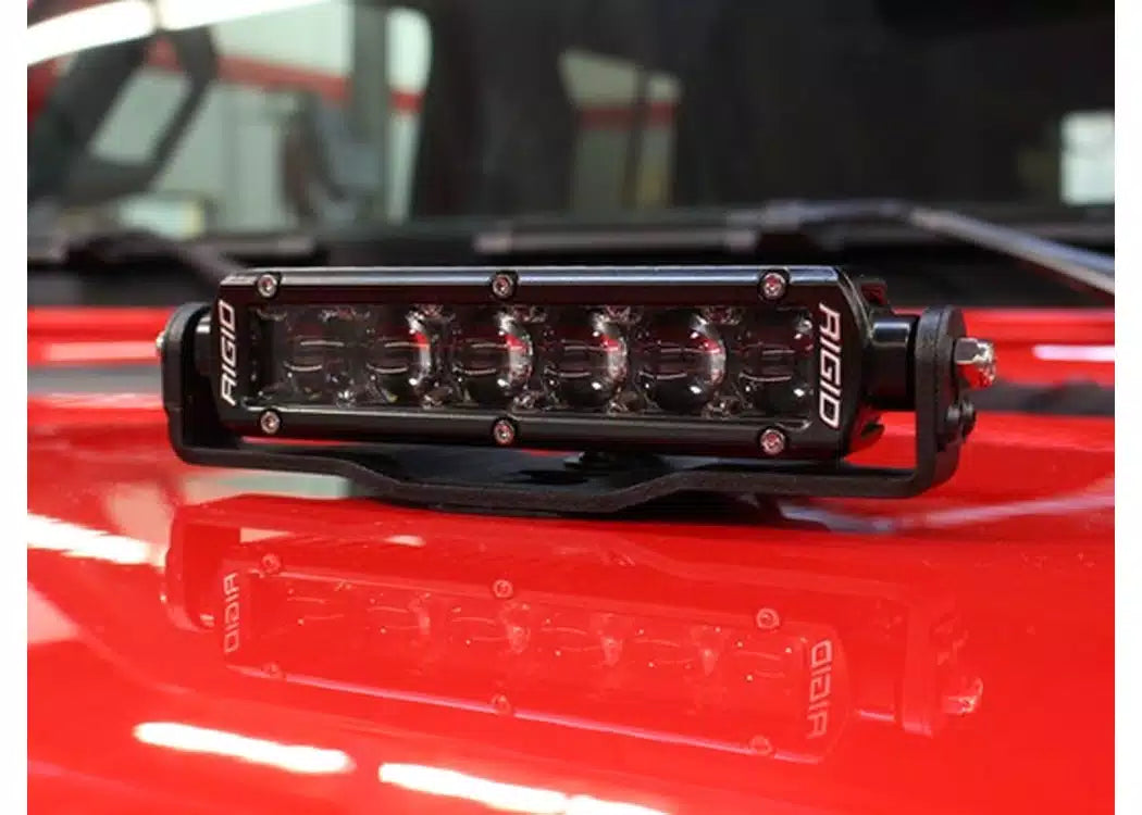 RealTruck Center Hood Light Mounts - 2018-2026 Jeep Gladiator, Jeep Wrangler JL — view 5