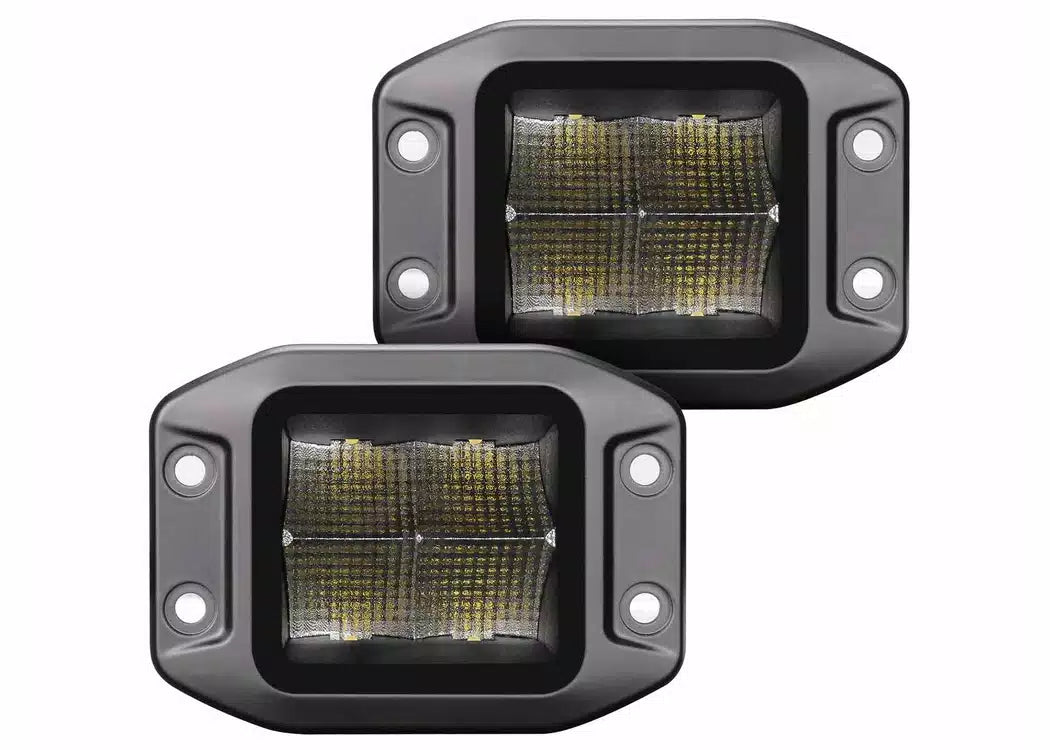 RealTruck Blackout Series Flush Mount 3x3 Cube Flood Light
