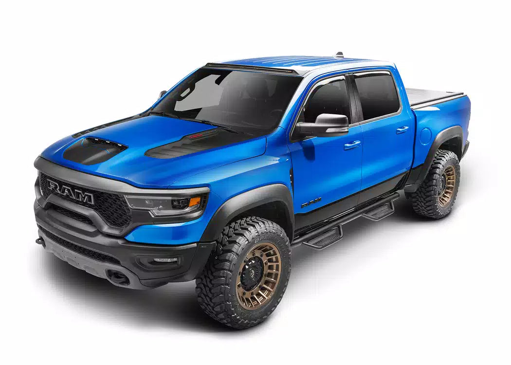 N-Fab Textured Black Cab Length Podium Steps - 2020-2026 Jeep Gladiator — view 3