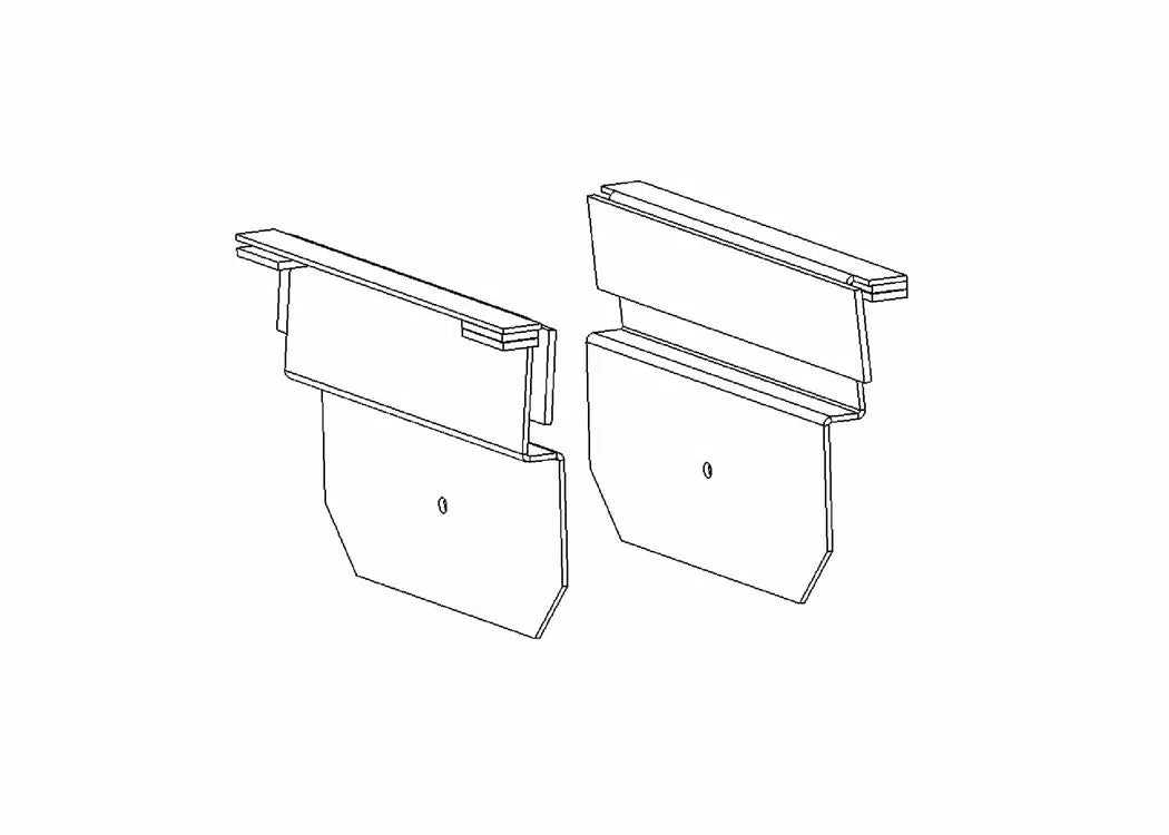 Roll-N-Lock Replacement Support Brackets - 2014-2019 Chevrolet Silverado 1500, GMC Sierra 1500