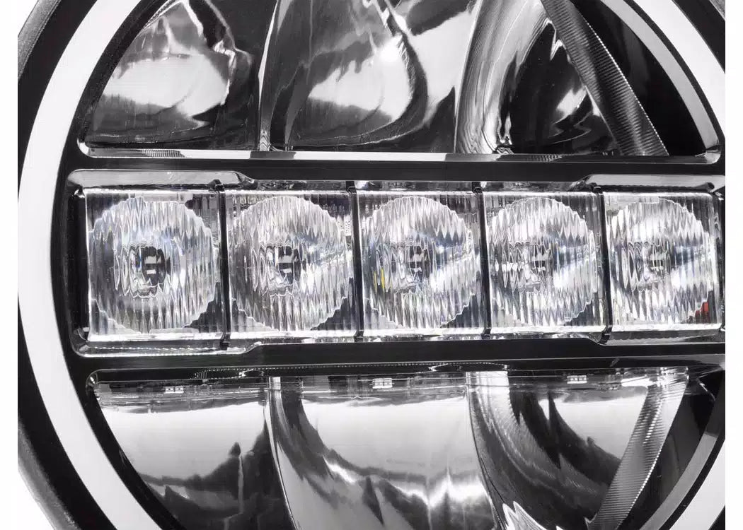 RealTruck Xplor Blackout Series Maxline Hi/Low LED Round Light — view 7
