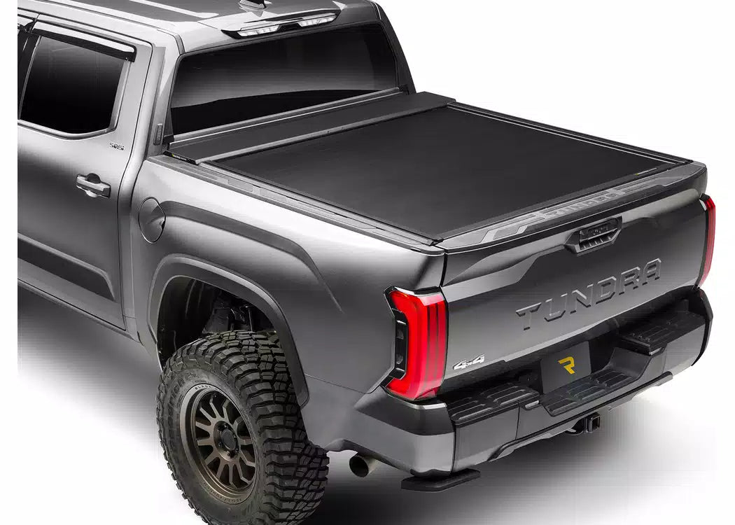 RealTruck Roll-N-Lock E-Series XT Electric Retractable Tonneau Cover w/ T-Slot Rails - 2022-2026 Toyota Tundra