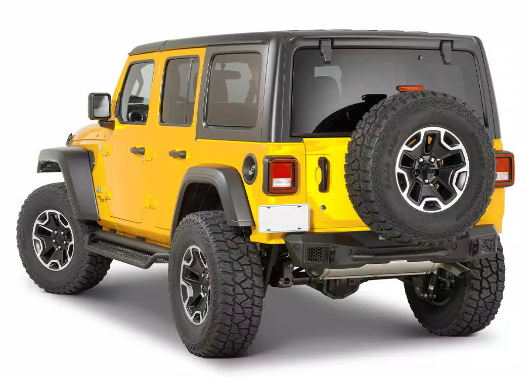 Go Rhino Rockline Stubby Rear Bumper - 2007-2018 Jeep Wrangler JK — view 2