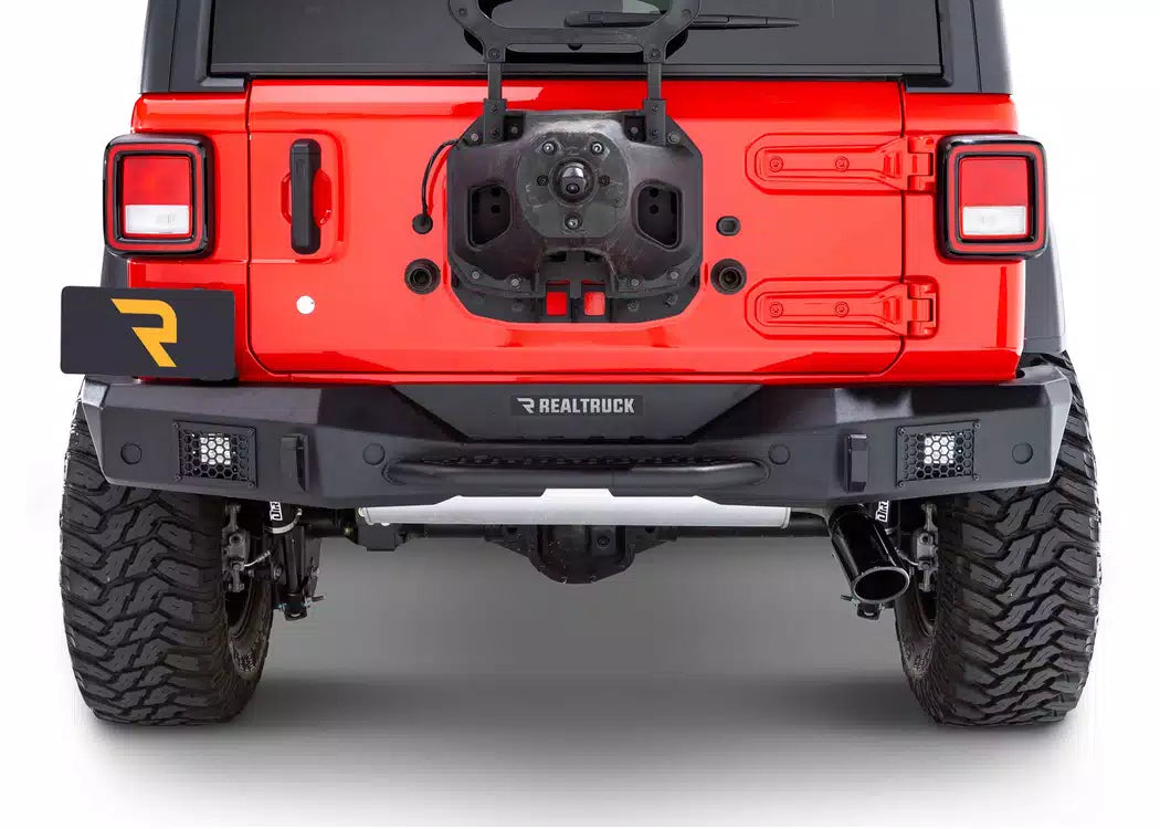 Go Rhino Rockline Full Width Rear Bumper - 2007-2018 Jeep Wrangler JK — view 7