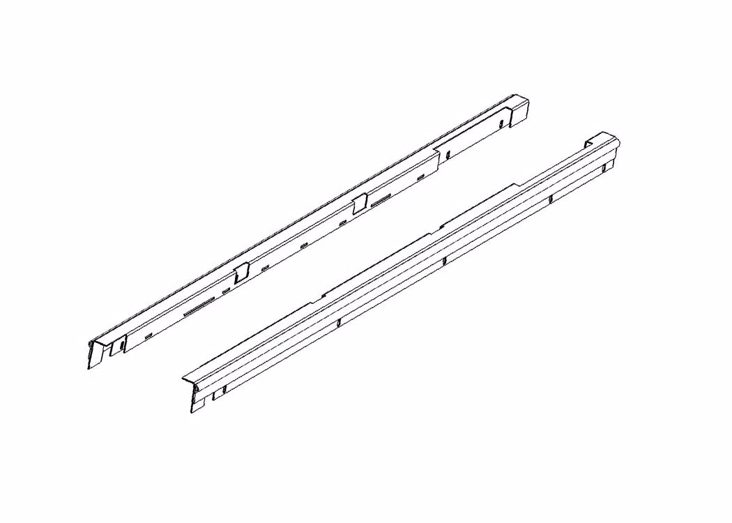 Roll-N-Lock Replacement Mounting Flanges - 2019-2026 Dodge Ram 1500, Ram 1500 — view 3
