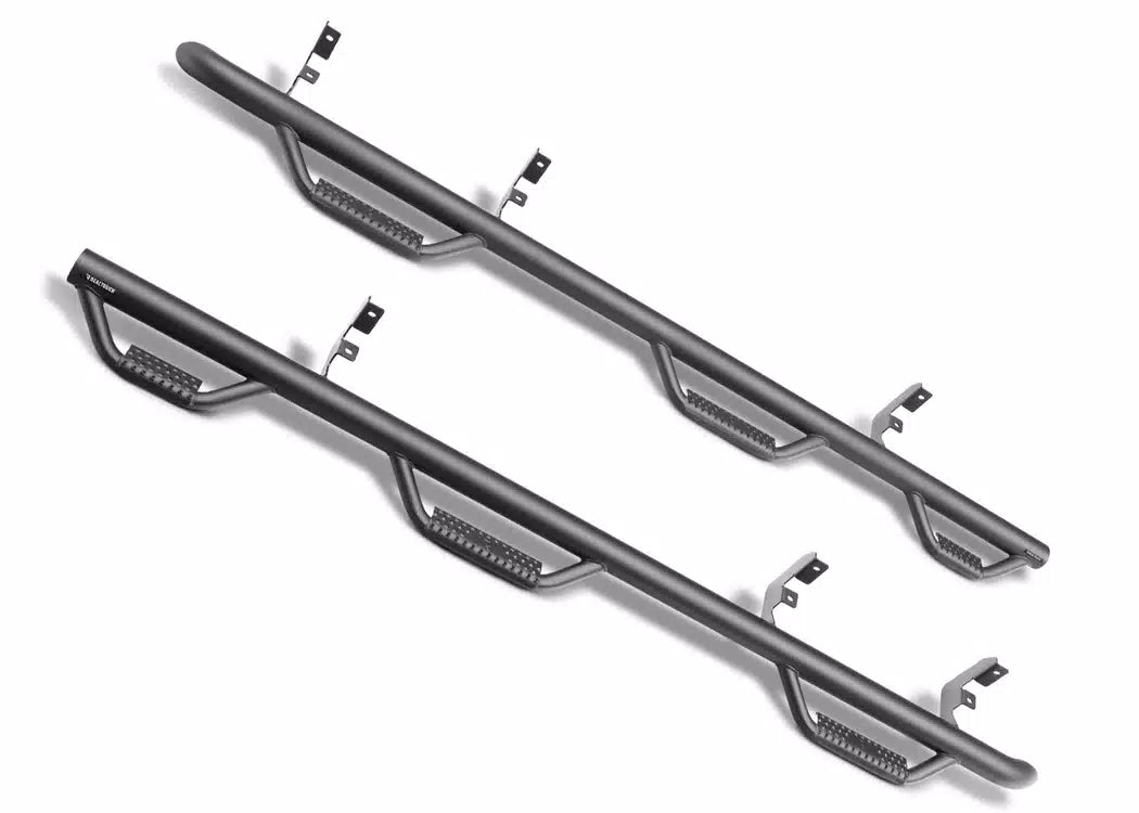 N-Fab Black Wheel To Wheel Nerf Steps - 2000-2004 Hummer H1