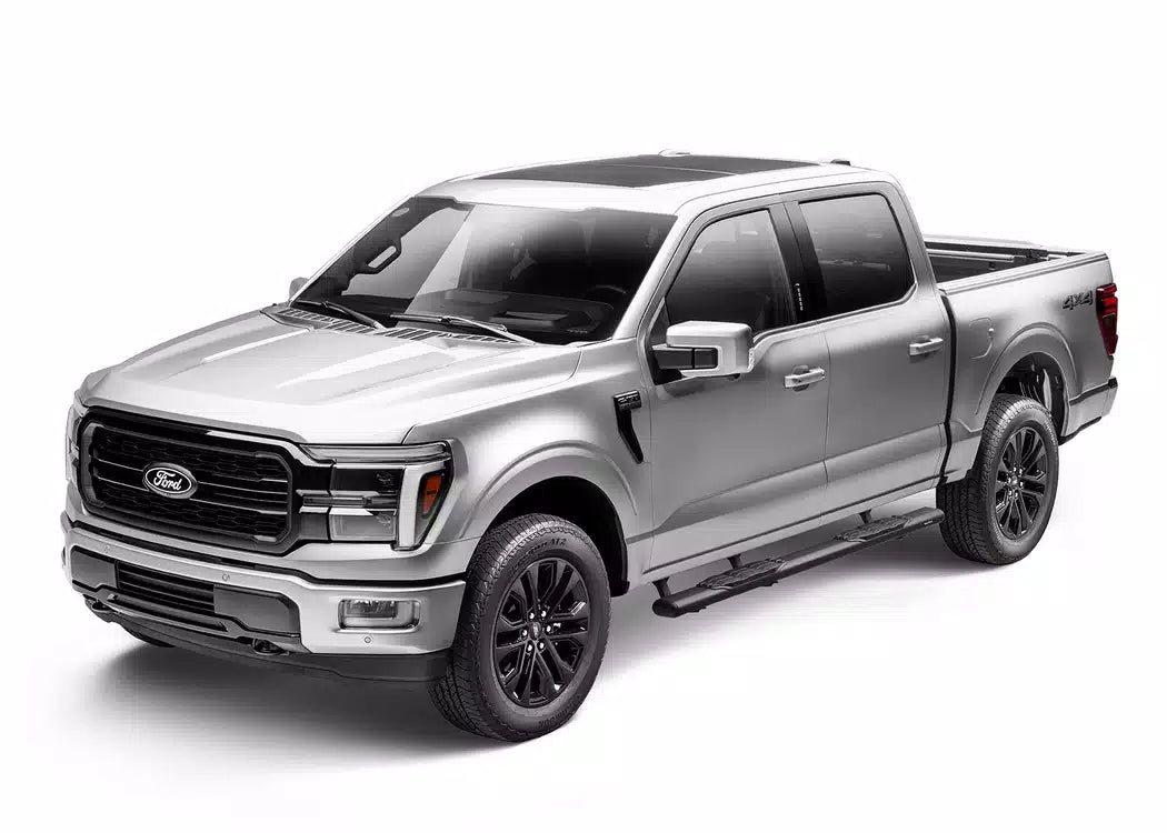 Go Rhino 5" 1000 Series Black SideSteps - 2004-2015 Nissan Titan